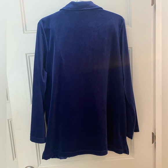 Vanity fair 2 pieces velour loundge blue - Picture 3 of 16